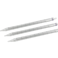 Pipette à sérum STEEMA 1 2 5 10mL, tube d'échantillonnage en plastique stérile, tube d'aspiration de liquide