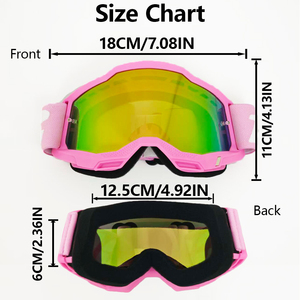 <span class=keywords><strong>Gafas</strong></span> de <span class=keywords><strong>Motocross</strong></span> Modernas para las Cuatro Estaciones, Lentes Protectoras HD Anti-UV400, Resistentes al Viento, al Polvo y Transpirables, para Uso Diario, Ciclismo, Esquí - Product Image 2