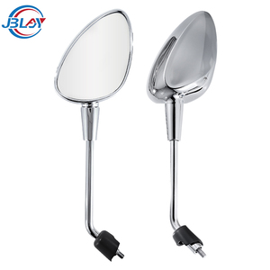 Specchietto laterale con foro lungo in alluminio modificato per moto specchietto retrovisore triangolare per <span class=keywords><strong>Vespa</strong></span> <span class=keywords><strong>150</strong></span> 300 - Product Image 1