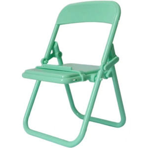 Mini Folding Chair Phone Stand Desk Holder Portable Multi Color <b>ABS</b> Material For Student Dorms - Product Image 5