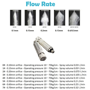 Mesin kabut tekanan tinggi, pompa penyemprot kabut tekanan tinggi 2L dengan sekrup <span class=keywords><strong>Nebulizer</strong></span> 50 meter 40 buah nozel - Product Image 3