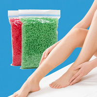 Perles de cire solides parfum citron pour épilation des jambes, petites particules, pour traitement à la cire