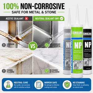 Mastic silicone neutre de haute qualité à prix abordable – Couleurs personnalisées en vrac pour la construction et le transport, idéal pour les fenêtres et portes en aluminium - Product Image 5