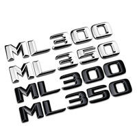 2015 ABS Auto Heck koffer Chrom ML270 ML300 ML350 ML400 ML450 Buchstaben Emblem Aufkleber für Mercedes Zubehör