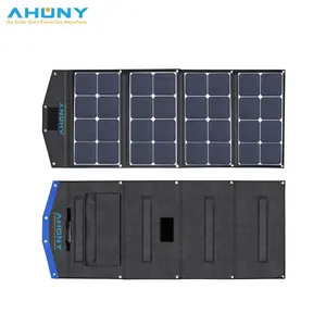 100 Watt 12 Volt Monocrystalline Off Grid Portable Foldable 4個25W Solar Panel Suitcase内蔵KickstandとWaterproof 10A