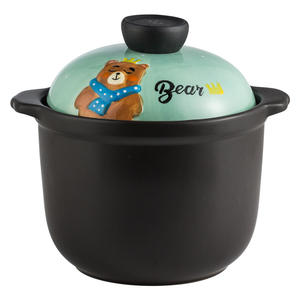 Cazuela <span class=keywords><strong>de</strong></span> cerámica con dibujos <span class=keywords><strong>de</strong></span> animales japoneses para niños, calentador <span class=keywords><strong>de</strong></span> comida para el hogar, alta temperatura - Product Image 1