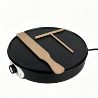 Crêpière réglable en température de 30 cm avec protection de sécurité
