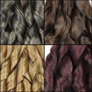 <span class=keywords><strong>ผม</strong></span>ลอนแบบเกลียวลอนคลื่นสังเคราะห์สำหรับ<span class=keywords><strong>คน</strong></span>ผิวดำ22นิ้ว150ก. <span class=keywords><strong>ผม</strong></span>ลอนแบบฝรั่งเศส - Product Image 2