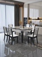 Ensemble table et chaises télescopiques XY en bois massif, style moderne et luxueux, pour restaurants et hôtels