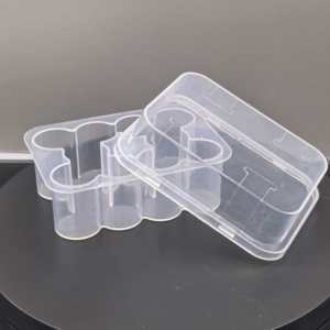Boîte de 10 petits flacons en plastique transparent de 3 ml, étui de rangement pour flacons Cillin, support pour petits flacons adapté à un usage médical - Product Image 3