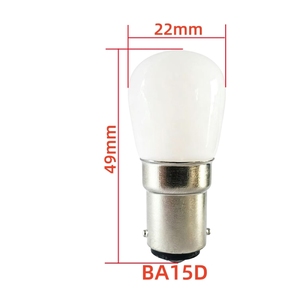 <span class=keywords><strong>Ampoule</strong></span> <span class=keywords><strong>LED</strong></span> de remplacement 1141 1157 BA15D à double contact, base à baïonnette, <span class=keywords><strong>pour</strong></span> machines à coudre, réfrigérateurs et congélateurs, 110V 220V - Product Image 2