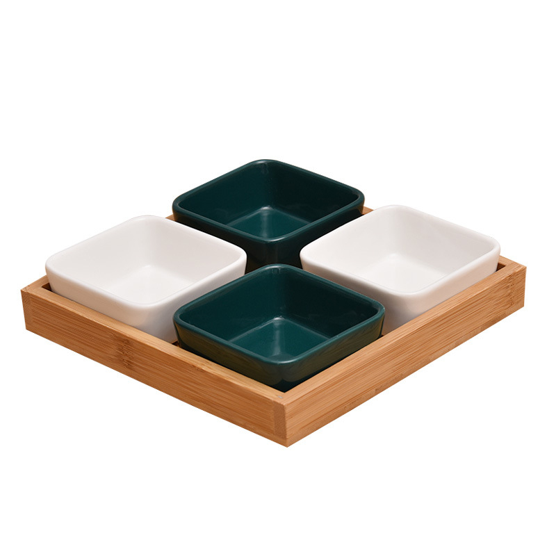 Ensemble de quatre grilles (blanc + vert)