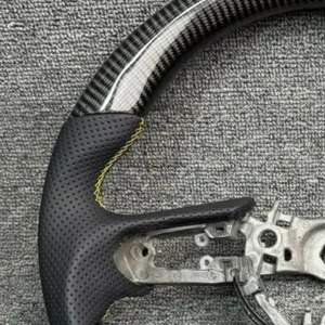 Accesorios Interiores para Automóviles, Volante de Fibra de Carbono para <span class=keywords><strong>MAZDA</strong></span> 3, <span class=keywords><strong>Mazda</strong></span> 6, Axela, Atenza, RX8, <span class=keywords><strong>MX5</strong></span>, CX3, CX8, CX9, CX-4, CX-5, RX-7, CX5 - Product Image 3