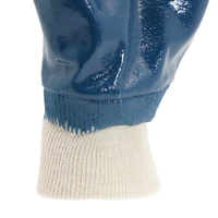 Gants de travail MaxiPact en nitrile lisse entièrement enduit, imperméables, doublés de coton jersey, antidérapants pour la manutention industrielle, gants de sécurité