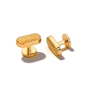 Botón de metal dorado con logotipo personalizado para ropa Baju Melayu de la fábrica de botones KUNSHUO. - Product Image 5