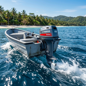 Moteur hors-bord <span class=keywords><strong>Yamaha</strong></span> Enduro 15 CV 2 temps à engrenage latéral, prix direct usine, moteur de bateau - Product Image 6