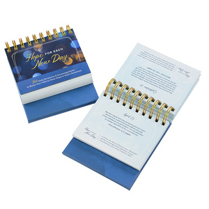 Biểu tượng tùy chỉnh in 2024 xoắn ốc ràng buộc hàng tháng đứng lật bàn lịch - Product Image 5