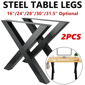 ריהוט תעשייתי מודרני ספסל פלדה מסגרת מסעדה שולחן קפה שולחן אוכל בסיס רגליים רגליים - Product Image 5