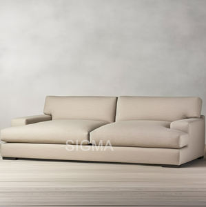 أثاث بتصميم كلاسيكي لغرفة المعيشة أريكة <span class=keywords><strong>Churchill</strong></span> منخفضة وعميقة مع رؤوس نيلهيدس - Product Image 5