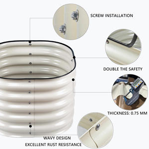 Caja <span class=keywords><strong>de</strong></span> plantación <span class=keywords><strong>de</strong></span> flores vegetales para el hogar <span class=keywords><strong>de</strong></span> diseño clásico Macetas <span class=keywords><strong>de</strong></span> suelo <span class=keywords><strong>de</strong></span> acero inoxidable <span class=keywords><strong>con</strong></span> recubrimiento en polvo respetuosas <span class=keywords><strong>con</strong></span> el medio ambiente - Product Image 3