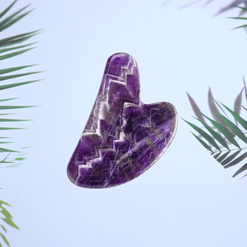 Forme de coeur violet