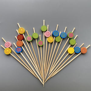 ไม้ไผ่ย่อยสลายได้สำหรับค็อกเทล & ไม้เสียบตกแต่งผลไม้เครื่องมือสำหรับบาร์งานปาร์ตี้ - Product Image 1
