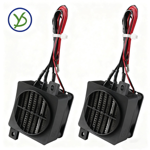 Quạt sưởi điện 24V mini di động, dùng cho ô tô, nhà cửa, văn phòng, tiện dụng, tiết kiệm điện, làm ấm nhanh chóng cho mùa đông, sử dụng công nghệ sưởi gốm PTC - Product Image 1