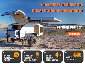 Caravan RV Teardrop Mini Off-Road 4x4 per 4 Persone, Moderno, Impermeabile, in Acciaio Inossidabile, Leggero, per Viaggi su Strada - Vendita all'Ingrosso - Product Image 6