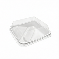 Boîte en PET transparente pour aliments à emporter, boîte en plastique pour pâtisserie, biscuits, desserts et gelées