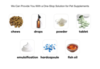 Friandises pour chats OEM Probiotiques Hypoallergéniques Huile de poisson naturelle Vitamines Soutien immunitaire Santé digestive Sans céréales Riches en protéines