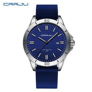 Montre sport à quartz pour homme avec grand cadran de 43 mm, modèle 5025, avec 3 aiguilles lumineuses, étanche, en silicone léger - Product Image 4