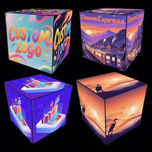 Cajas de Luz Publicitarias para Tiendas y Cafeterías, Caja de Luz Cuadrada para Exteriores Resistente al Agua con Logotipo Impreso - Product Image 1