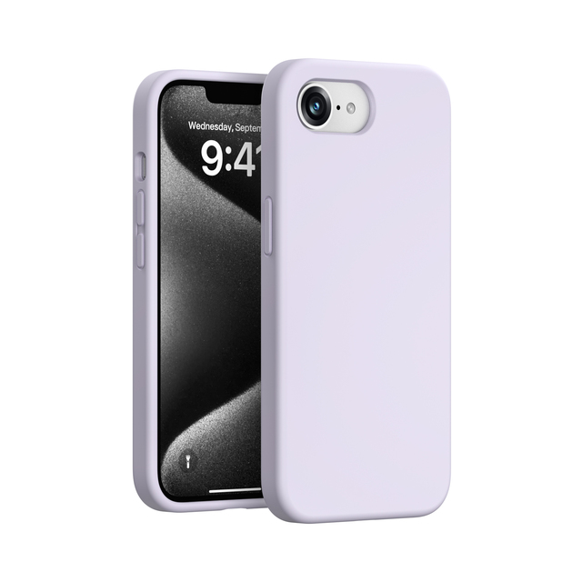 Luxury 100% Liquid Silicone Case for iPhone 16e 16 15 14 13 12 Pro Max New Design Full Body Protection Silicon Cover for Phone