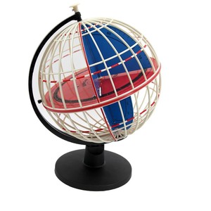 Modèle pédagogique d'instrument géographique Qinghua 34009, modèle de la latitude et de la longitude terrestres, 32 cm, taille moyenne, fourni directement par l'usine - Product Image 4