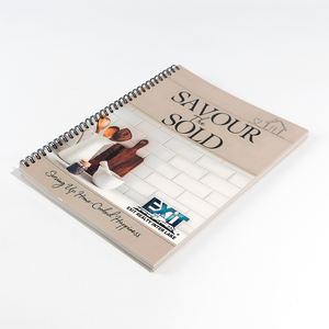 Libro de recetas de tapa dura impreso personalizado de alta calidad con tablero dúplex de papel Kraft para cocinar alimentos de proveedor de confianza - Product Image 4