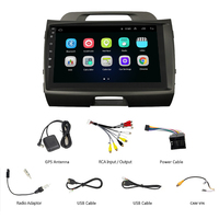 Autoradio Android 10 pour Kia Sportage R 2010 2011 2012 2013 2015, navigation GPS, lecteur multimédia de tableau de bord, autoradio stéréo