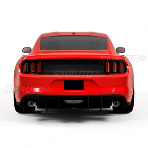 สำหรับฟอร์ด มัสแตง อีโคบูสท์ ปี 2018-2021 ชุดแต่งกันชนหลัง ดิฟฟิวเซอร์ สปอยเลอร์ สปลิตเตอร์ ป้องกันรอยขีดข่วน ชุดแต่งตัวถัง สีดำเงา ปี 2020 2019 - Product Image 3