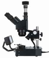 10X-40X Zoom Jewelry Gemological Examination Trinocular Microscope Diamonds and Gemstones Analysis & Testing Microscope