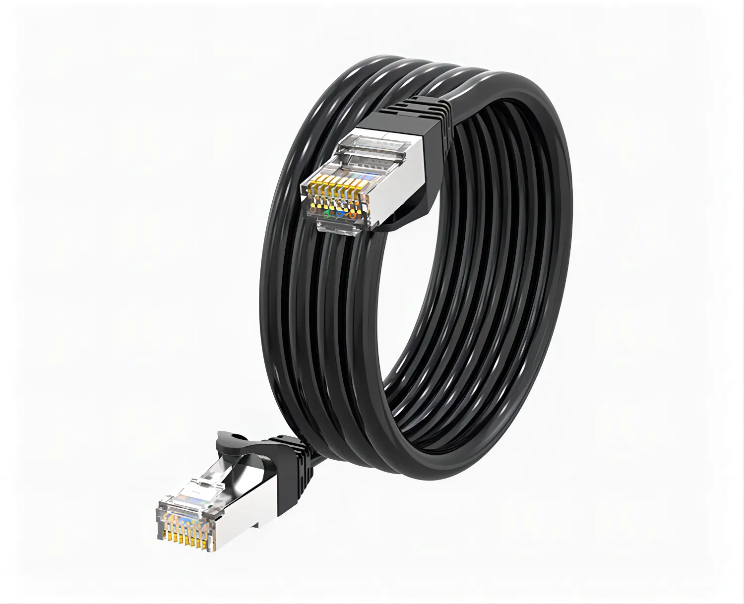 20 Cm Cat6 Cat6a kedi 6 yama kablosu Cat6e Ethernet ağ Lan kablosu 2m 3m 5m Utp Rj45 Cat6 Patchcord 10gb