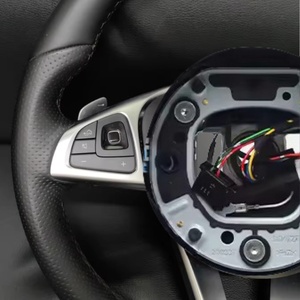 Volant de course sportif de haute qualité avec revêtement en cuir pour <span class=keywords><strong>Mercedes</strong></span> C E S CLA GLA <span class=keywords><strong>GLC</strong></span> GLE GLS W205 W213 W222 W177 <span class=keywords><strong>AMG</strong></span> W205 - Product Image 3