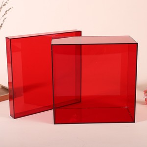 Boîte de rangement en <span class=keywords><strong>acrylique</strong></span>, plexiglas transparent personnalisé, boîte à chaussures en <span class=keywords><strong>acrylique</strong></span> avec couvercle - Product Image 6