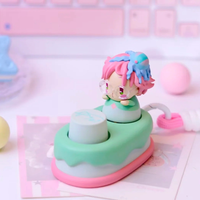 Figurine en PVC floqué à tête ronde de la série Aliien Stage Rabbit, boîte mystère, et Ornement de boîte mystère de la série Aliien Stage Baby (keycaps)