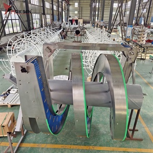 Güneydoğu asya'da sıcak satış lojistik endüstrisinde ağır mal taşımacılığı için üst zincir bantlı Spiral konveyör ile Spiral konveyör - Product Image 4