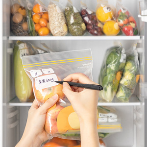 Food Storage Bags Resealable Plastic Thickened Sealed For Refrigerator Freezer Use Home Kitchen Organization - Product Image 3