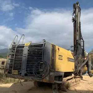 Plataforma de perforación minera Atlas Copco usada, máquina de perforación sobre orugas