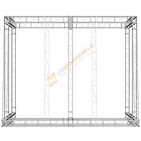 Armazón de aleación de aluminio portátil y plegable de 200*200mm con toldo inclinado de forma redonda cubierto de lona