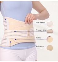 Ceinture abdominale post-partum légère, fixateur de silhouette, gainant amincissant respirant pour la récupération corporelle, corset amincissant la taille