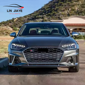 Grille avant automatique de haute qualité pour <span class=keywords><strong>Audi</strong></span> <span class=keywords><strong>A4</strong></span> S4 mise à niveau vers 2020-2021 S4 argent brillant noir cadre pare-chocs Grille ABS matériel - Product Image 2