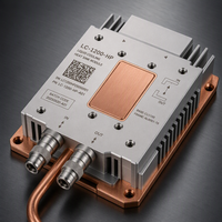 Machine de marquage laser à vision CCD intégrée 20W, marqueur laser à fibre automatique pour plaque de refroidissement liquide
