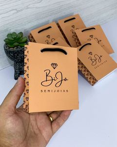 พิมพ์โลโก้ของคุณเองสำหรับบรรจุภัณฑ์เครื่องประดับ ถุงของขวัญงานฝีมือ - Product Image 1